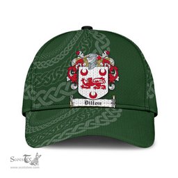 Irish Dillon Coat Of Arms - Irish Family Crest St Patrick's Day Irish Cap
