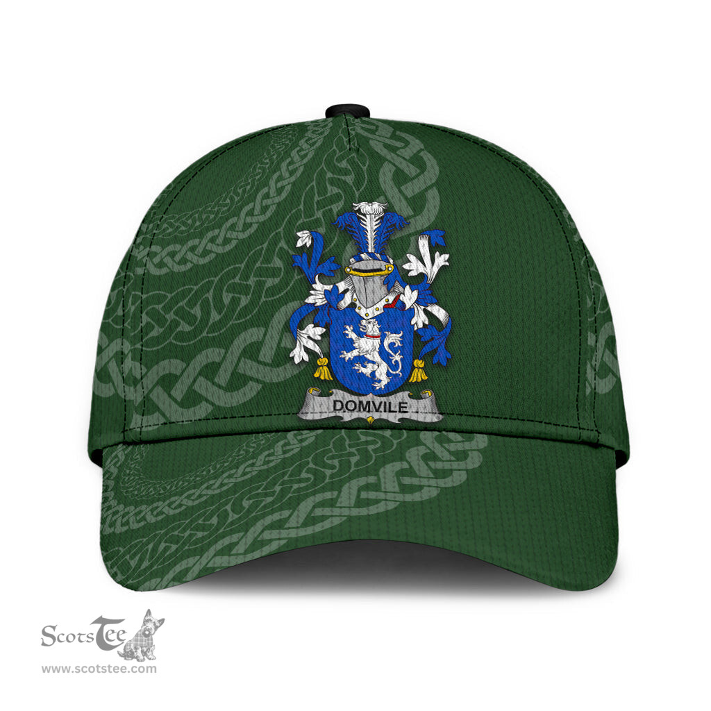 Irish Domvile Coat Of Arms - Irish Family Crest St Patrick's Day Irish Cap