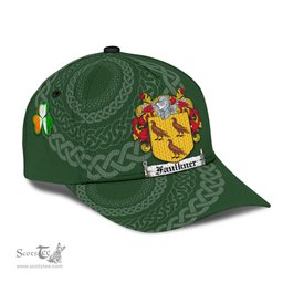 Irish Faulkner Coat Of Arms - Irish Family Crest St Patrick's Day Irish Cap