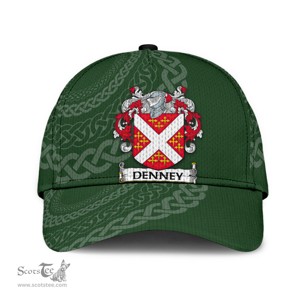 Irish Denney Coat Of Arms - Irish Family Crest St Patrick's Day Irish Cap