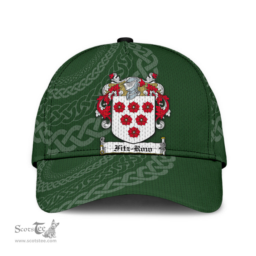 Irish Fitzrow Coat Of Arms - Irish Family Crest St Patrick's Day Irish Cap