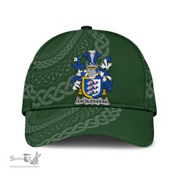 Irish Dolphyn Coat Of Arms - Irish Family Crest St Patrick's Day Irish Cap