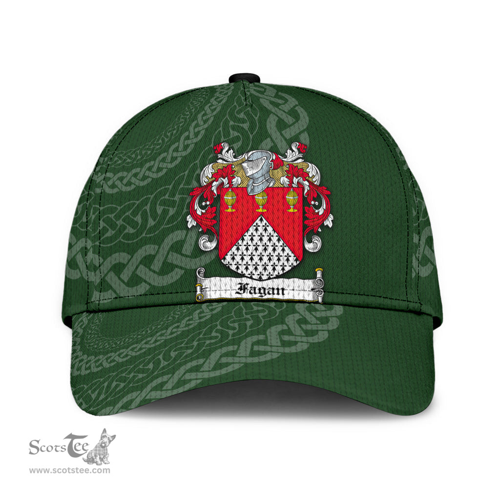 Irish Fagan Coat Of Arms - Irish Family Crest St Patrick's Day Irish Cap