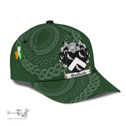 Irish Duffield Coat Of Arms - Irish Family Crest St Patrick's Day Irish Cap