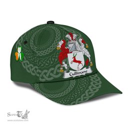 Irish Cullinane Coat Of Arms - Irish Family Crest St Patrick's Day Irish Cap