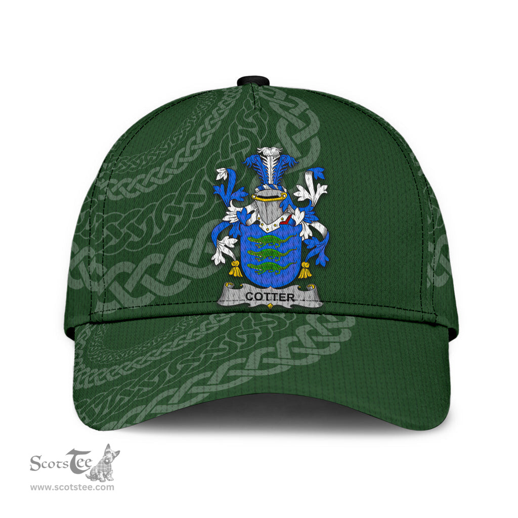 Irish Cotter Coat Of Arms - Irish Family Crest St Patrick's Day Irish Cap