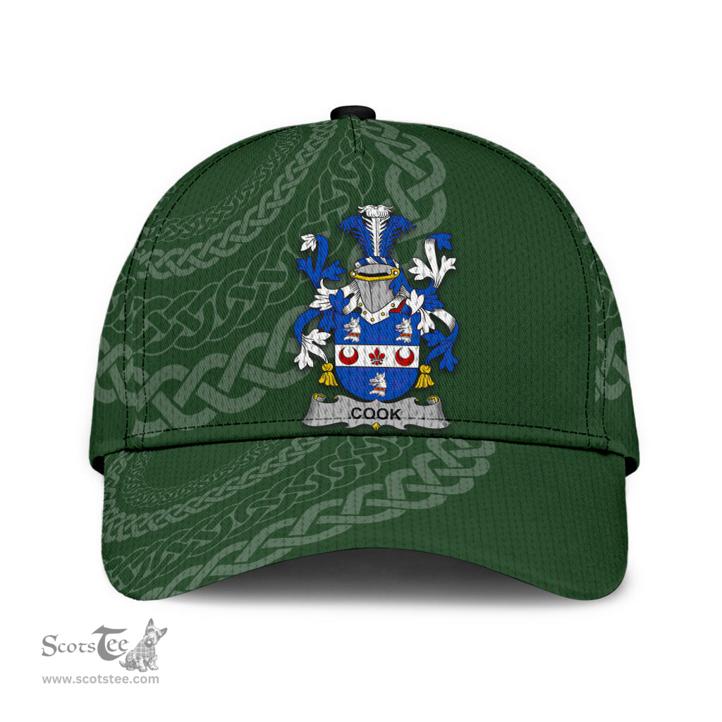 Irish Cook Coat Of Arms - Irish Family Crest St Patrick's Day Irish Cap