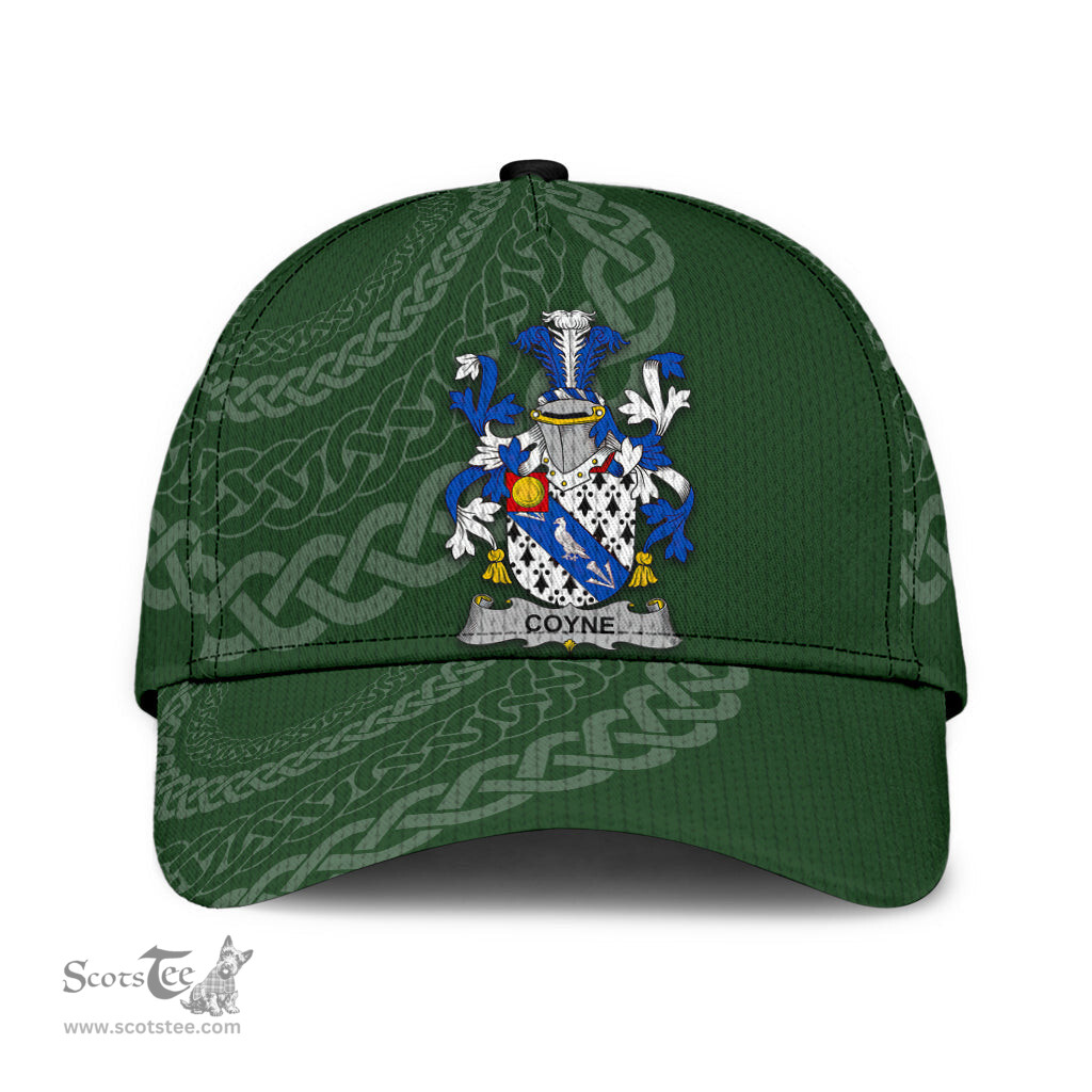 Irish Coyne Coat Of Arms - Irish Family Crest St Patrick's Day Irish Cap
