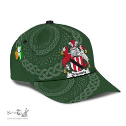 Irish Delahyde Coat Of Arms - Irish Family Crest St Patrick's Day Irish Cap