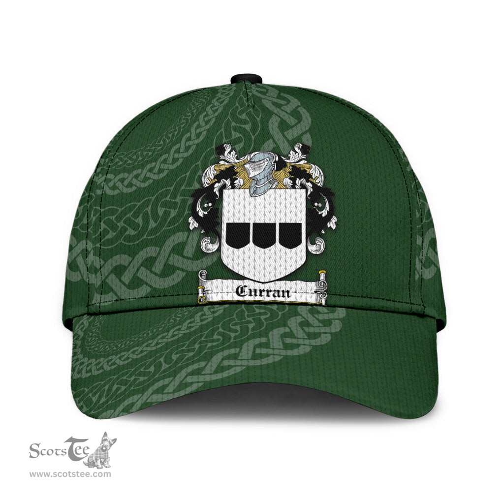 Irish Curran Coat Of Arms - Irish Family Crest St Patrick's Day Irish Cap