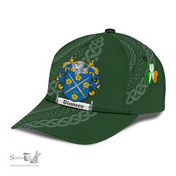 Irish Dinneen Coat Of Arms - Irish Family Crest St Patrick's Day Irish Cap