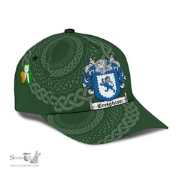 Irish Creighton Coat Of Arms - Irish Family Crest St Patrick's Day Irish Cap