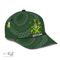 Irish Dowd Coat Of Arms - Irish Family Crest St Patrick's Day Irish Cap