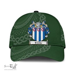 Irish Cooke Coat Of Arms - Irish Family Crest St Patrick's Day Irish Cap