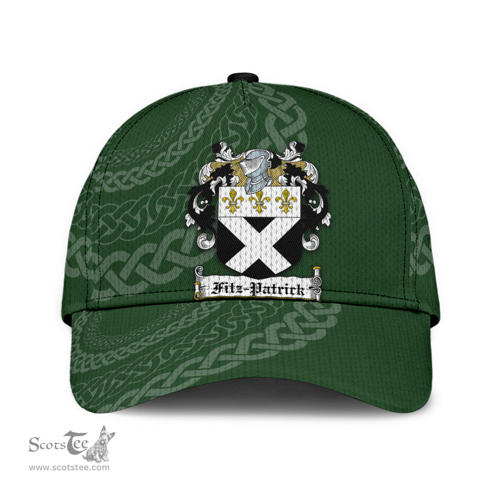Irish Fitzpatrick Coat Of Arms - Irish Family Crest St Patrick's Day Irish Cap