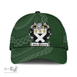 Irish Fitzpatrick Coat Of Arms - Irish Family Crest St Patrick's Day Irish Cap
