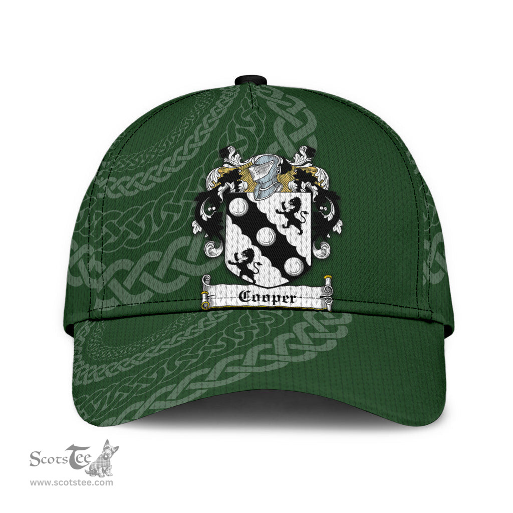 Irish Cooper Coat Of Arms - Irish Family Crest St Patrick's Day Irish Cap