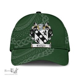 Irish Cooper Coat Of Arms - Irish Family Crest St Patrick's Day Irish Cap