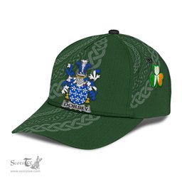 Irish Dorsey Coat Of Arms - Irish Family Crest St Patrick's Day Irish Cap