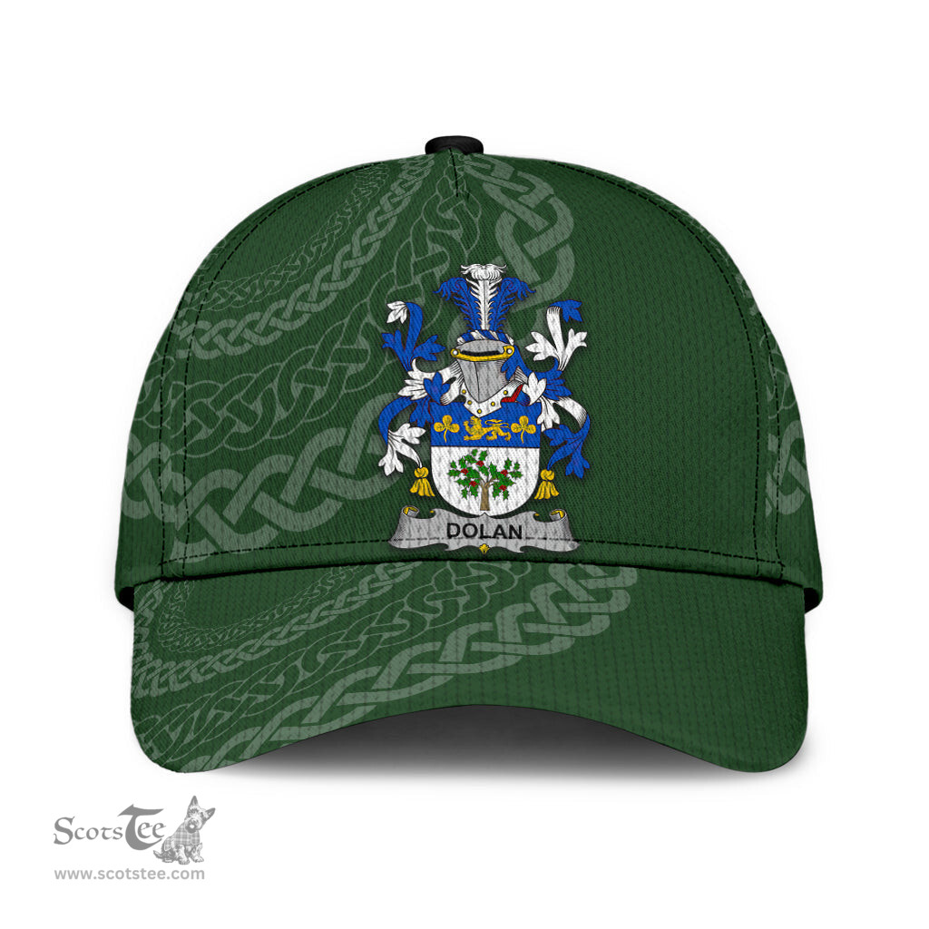 Irish Dolan Coat Of Arms - Irish Family Crest St Patrick's Day Irish Cap