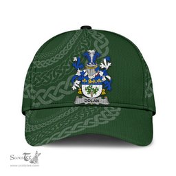 Irish Dolan Coat Of Arms - Irish Family Crest St Patrick's Day Irish Cap