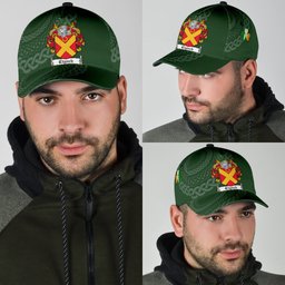 Irish Clynch Coat Of Arms - Irish Family Crest St Patrick's Day Irish Cap