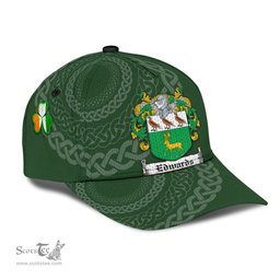 Irish Edwards Coat Of Arms - Irish Family Crest St Patrick's Day Irish Cap