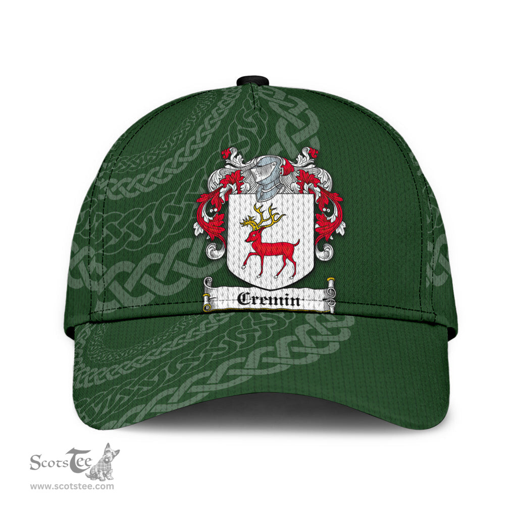 Irish Cremin Coat Of Arms - Irish Family Crest St Patrick's Day Irish Cap