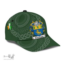 Irish Costigan Coat Of Arms - Irish Family Crest St Patrick's Day Irish Cap