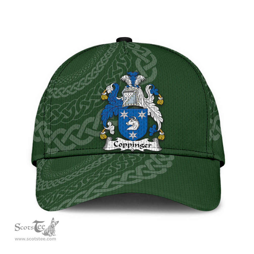 Irish Coppinger Coat Of Arms - Irish Family Crest St Patrick's Day Irish Cap