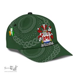 Irish Donnelly Coat Of Arms - Irish Family Crest St Patrick's Day Irish Cap
