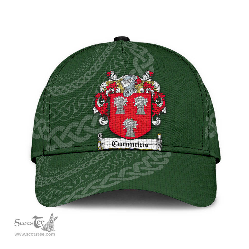 Irish Cummins Coat Of Arms - Irish Family Crest St Patrick's Day Irish Cap