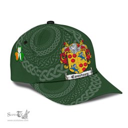 Irish Courtney Coat Of Arms - Irish Family Crest St Patrick's Day Irish Cap