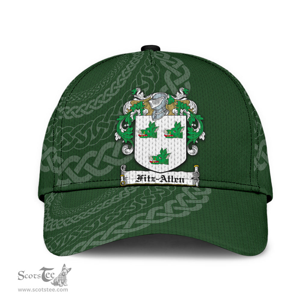 Irish Fitzallen Coat Of Arms - Irish Family Crest St Patrick's Day Irish Cap