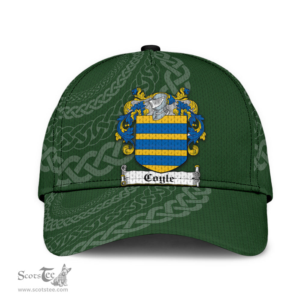 Irish Coyle Coat Of Arms - Irish Family Crest St Patrick's Day Irish Cap