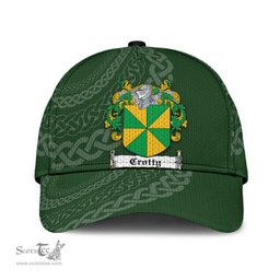 Irish Crotty Coat Of Arms - Irish Family Crest St Patrick's Day Irish Cap