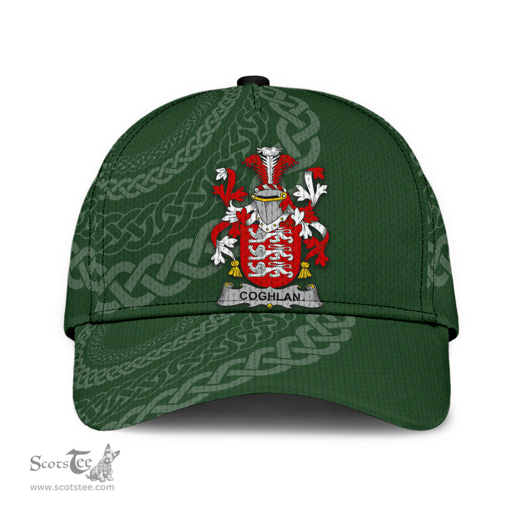Irish Coghlan Coat Of Arms - Irish Family Crest St Patrick's Day Irish Cap