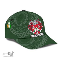 Irish Collyer Coat Of Arms - Irish Family Crest St Patrick's Day Irish Cap