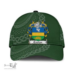 Irish Conlan Coat Of Arms - Irish Family Crest St Patrick's Day Irish Cap