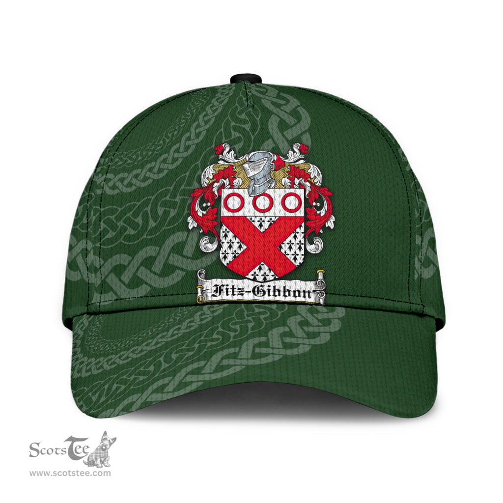Irish Fitzgibbon Coat Of Arms - Irish Family Crest St Patrick's Day Irish Cap
