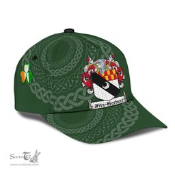 Irish Fitzherbert Coat Of Arms - Irish Family Crest St Patrick's Day Irish Cap