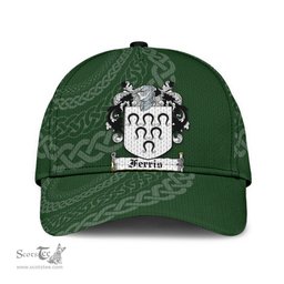 Irish Ferris Coat Of Arms - Irish Family Crest St Patrick's Day Irish Cap