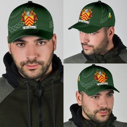 Irish Fitzgilbert Coat Of Arms - Irish Family Crest St Patrick's Day Irish Cap