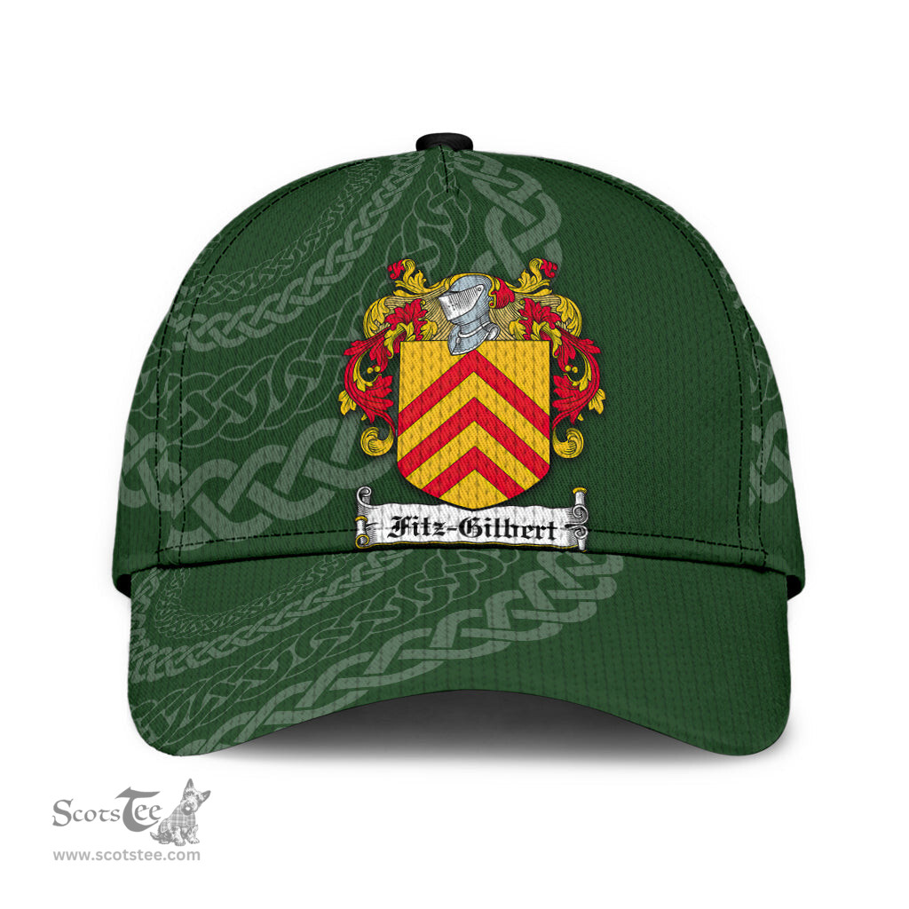 Irish Fitzgilbert Coat Of Arms - Irish Family Crest St Patrick's Day Irish Cap