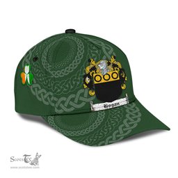 Irish Hogan Coat Of Arms - Irish Family Crest St Patrick's Day Irish Cap
