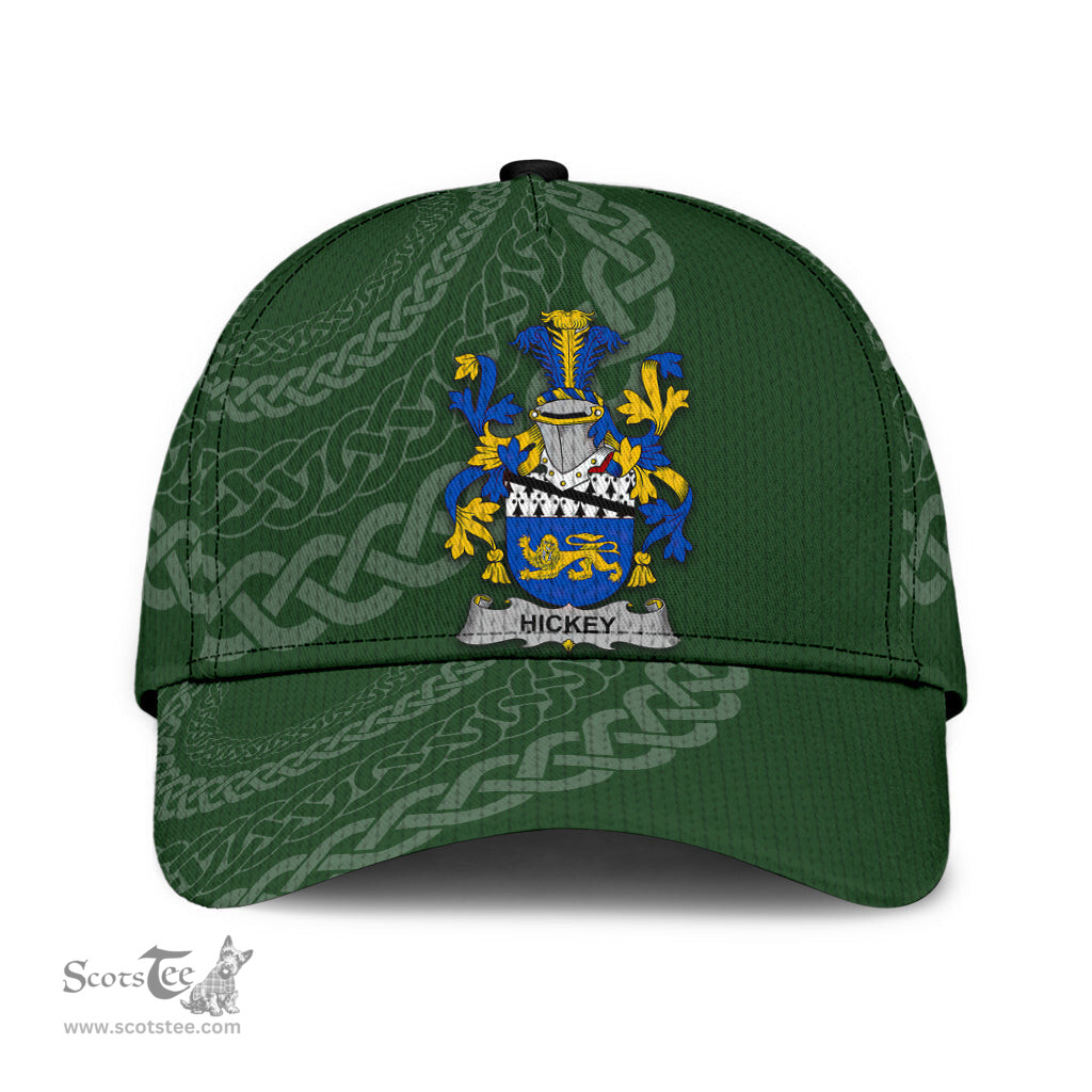 Irish Hickey Coat Of Arms - Irish Family Crest St Patrick's Day Irish Cap