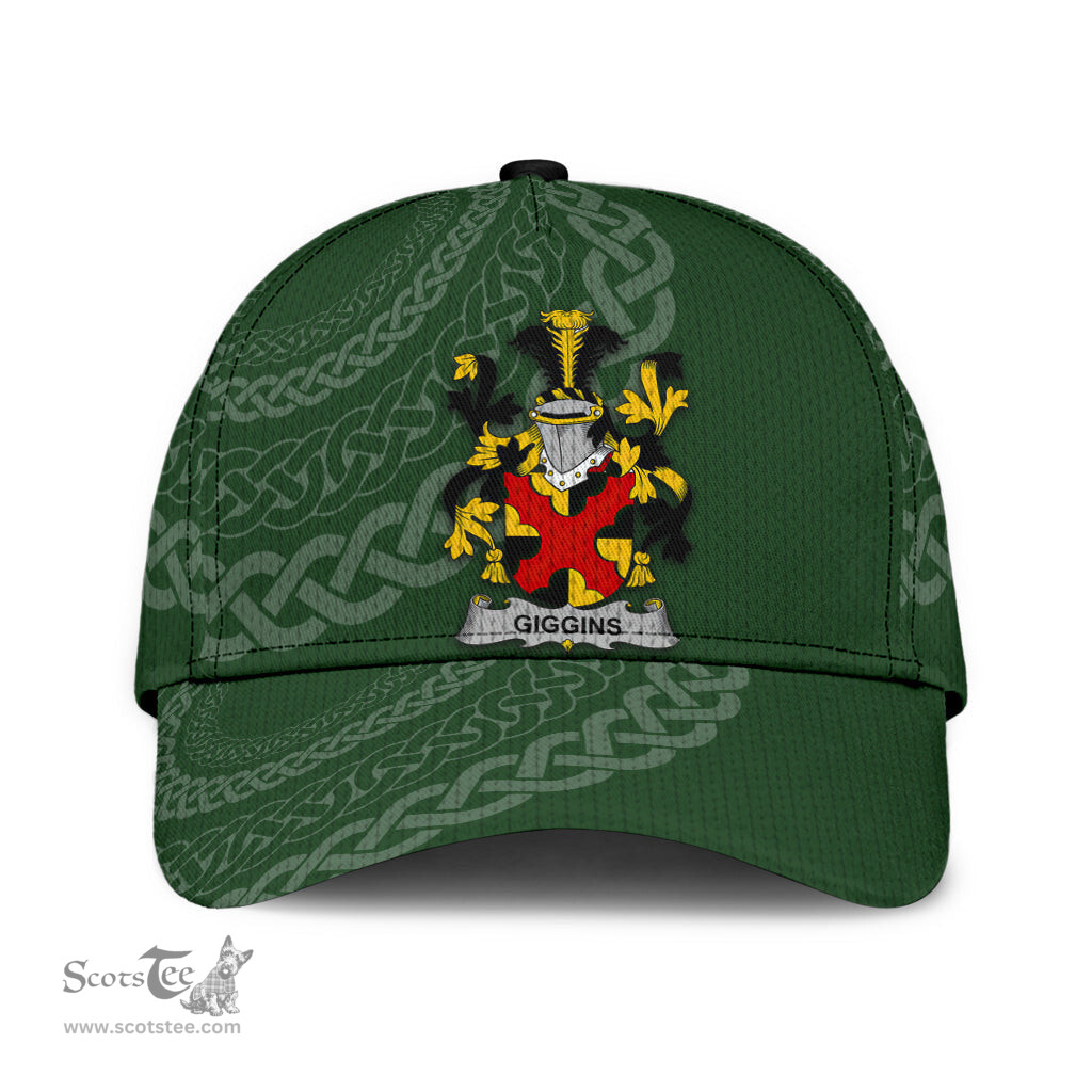 Irish Giggins Coat Of Arms - Irish Family Crest St Patrick's Day Irish Cap