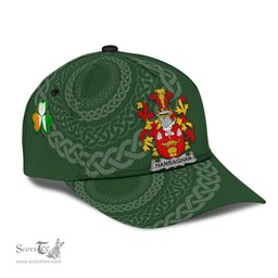 Irish Hanraghan Coat Of Arms - Irish Family Crest St Patrick's Day Irish Cap