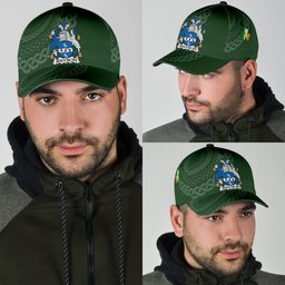 Irish Jenyson Coat Of Arms - Irish Family Crest St Patrick's Day Irish Cap
