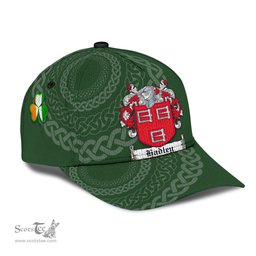 Irish Hadley Coat Of Arms - Irish Family Crest St Patrick's Day Irish Cap